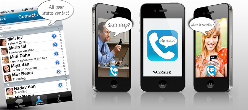 אפליקציות לאייפון - My Status